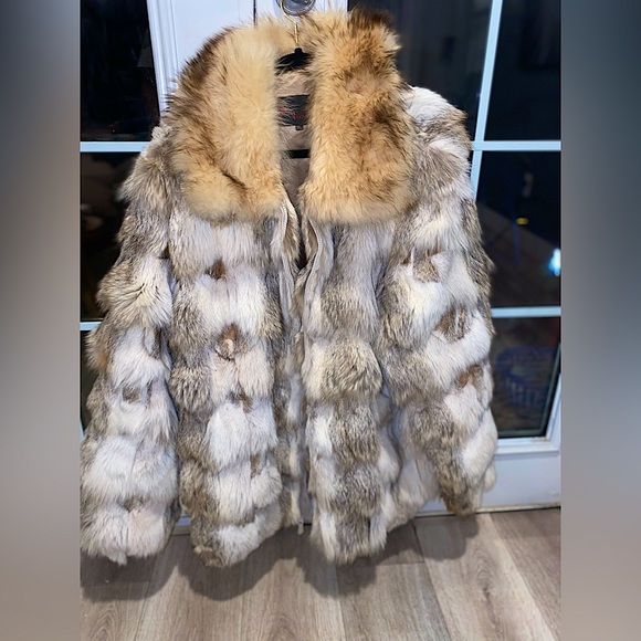 Authentic Fox Fur 2XL coat